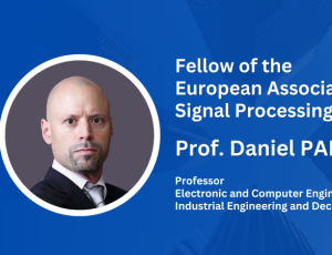 Prof. Daniel PALOMAR Elevated to Fellow of the European Association for Signal Processing